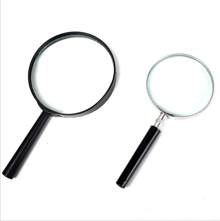 wholesale nice price fashion popular Office and School Use Acrylic Lens Hand Magnifier