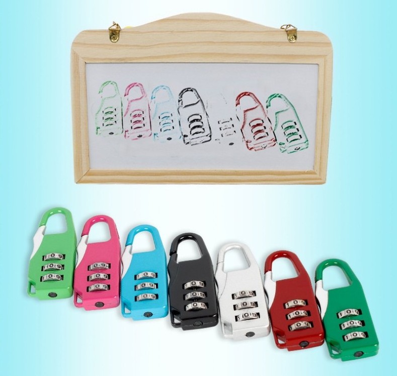 Cartoon password lock stationery mini multicolor small luggage game secret room escape padlock