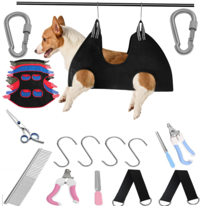 Hot Sale dog grooming hammock pet grooming harness Hair Trim Nails Dog Grooming Hammock