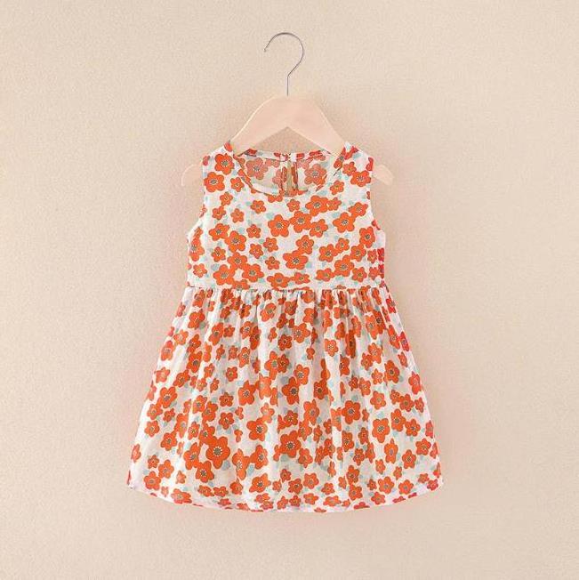 Wholesale Summer Dress Camisole Skirt Girls Baby Kids Clothes Girls Dresses Children Lovely Princess Skirt