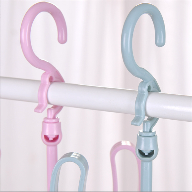 Hot Sale Windproof Double Hook Rack Creative Multifunctional Hanger To Wholesale Shoe Displaybracelet Balcony Plastic