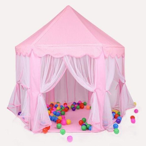 Amazn hot sale nice price high quality Fabric Fairy Princess Castle House Kids Play Tent