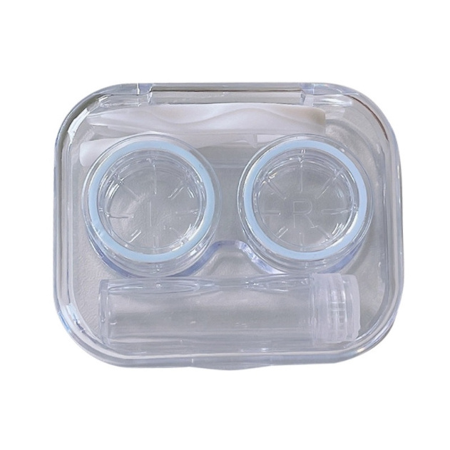 Portable Display Box Travel Kit Mini Transparent Contact Support Eyeglass Accessories Contact Lenses Case Box