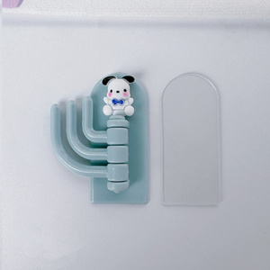 Wholesale Creative Removable Cartoon And Window Stick Portable Perforation Free Traceless Stick Door Hanging Key Hook