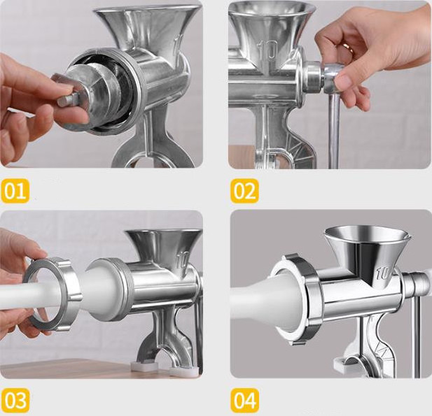 Hot sale meat mixer grinder operating Manual Handle operating mincer Manual Meat Grinder