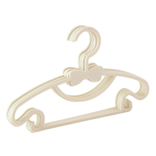 Baby Clothes Hanger Racks Portable Non-slip Plastic Children's Hangers Clothes Rack Drying Cute