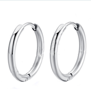 Hot sale nice price High quality stainless steel round ear hoop earrings ear jewelry