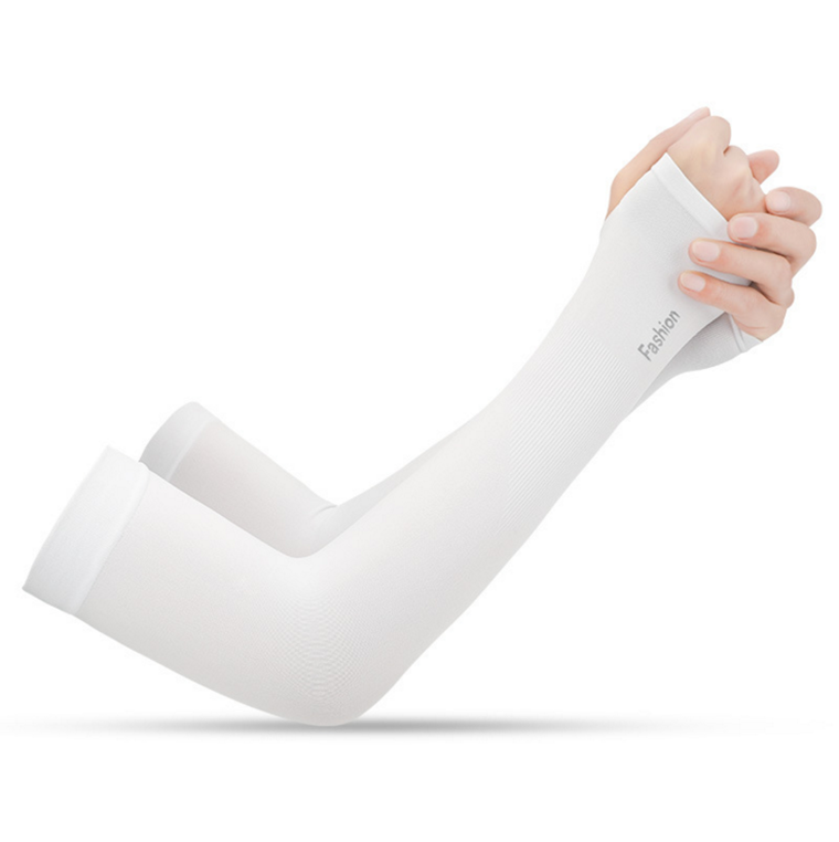 Hot Sale Lightweight UV Protection ice cooling silk Cooler Running Arm Sleeves