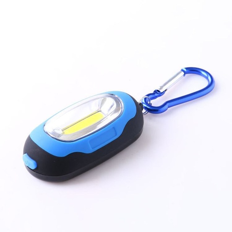 Best Promotion Mini Carabiner Keychain Flashlight Keyring Pocket Torch Light Flashlight