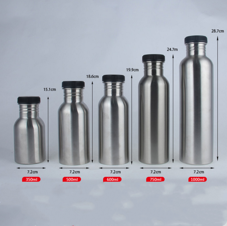 Wholesale nice price fashion popular Single wall vacuum stainless steel insulated water bottle