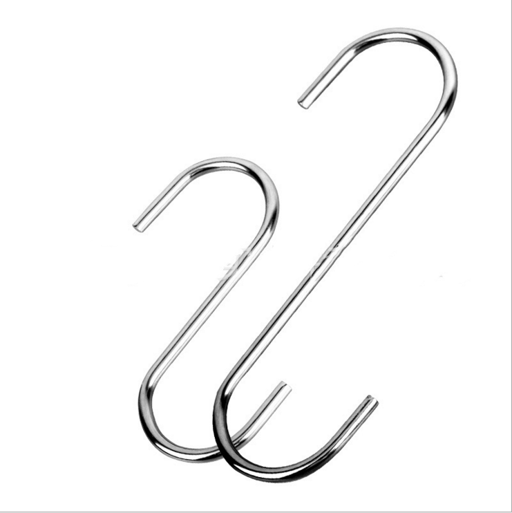 china factory main product  hot sale nice price popular stainless steel S shape hooks hanging  S metal hooks