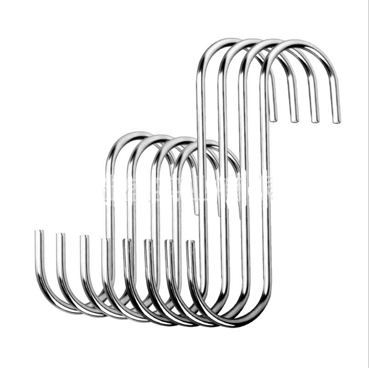 china factory main product  hot sale nice price popular stainless steel S shape hooks hanging  S metal hooks