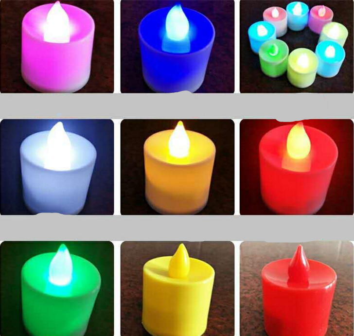 wholesale fashion Electronic Flameless mini battery  tea candle  led candle light