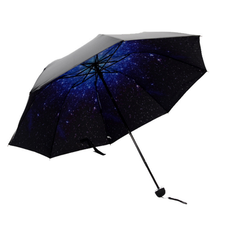 hot sale fashion popular new design Star Umbrella Fold Manual Protection sun Umbrella