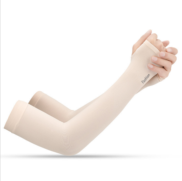 Hot Sale Lightweight UV Protection ice cooling silk Cooler Running Arm Sleeves