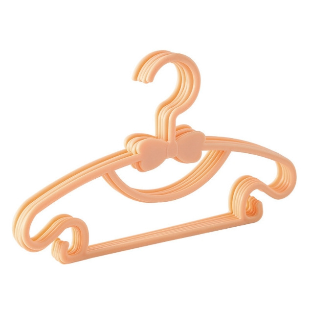 Baby Clothes Hanger Racks Portable Non-slip Plastic Children's Hangers Clothes Rack Drying Cute