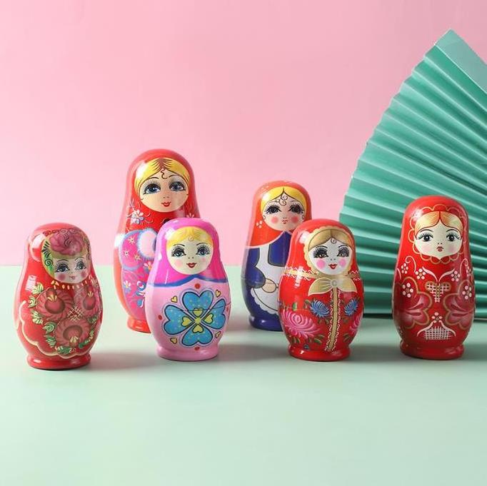 wholesale new custom high quality fashion Promotion crafts pretty and cute wood doll