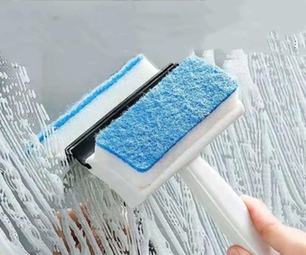 Window cleaner screen double wiper bathroom wall brush double sided cleaning floor wiper