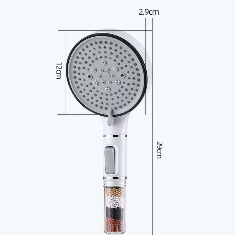 Wholesale Bathroom Filtered Shower Chromes Economic Hose Bracket Abs Modern Shower Head