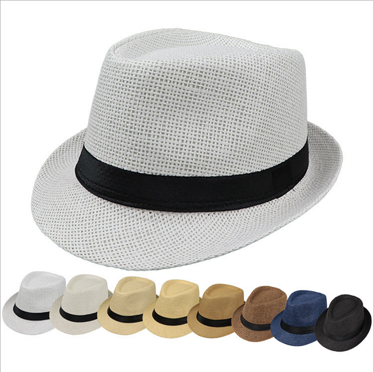 Wholesale main product  Blank Paper Summer Beach  Promotional  Cheap Beach Panama Straw Hat