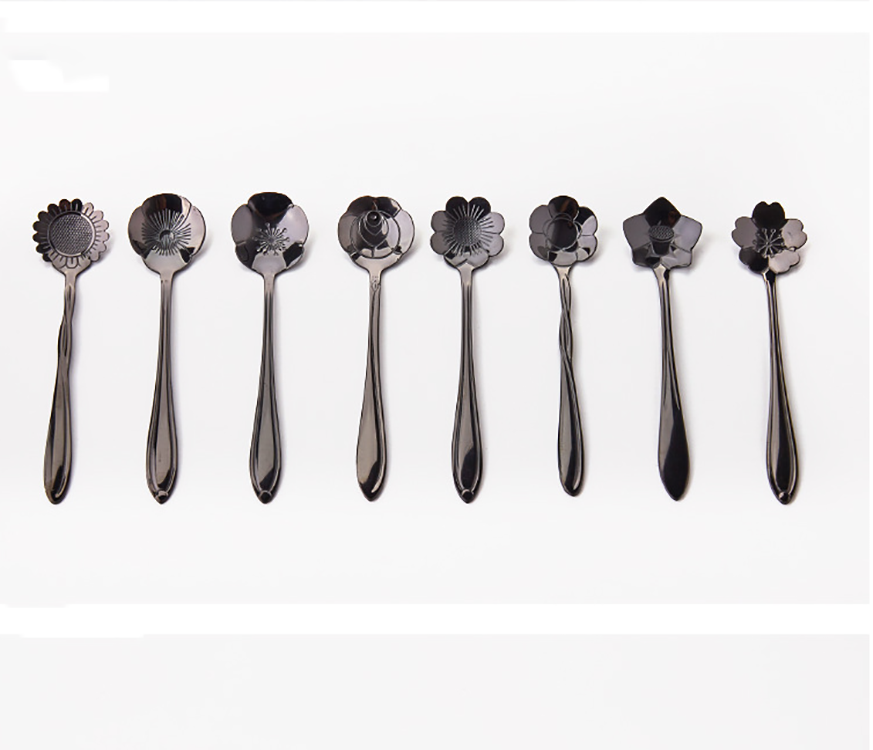 Hot sale fashion popular high quality Modern Style Matte Cutlery Handle Stainless Steel Cutlery