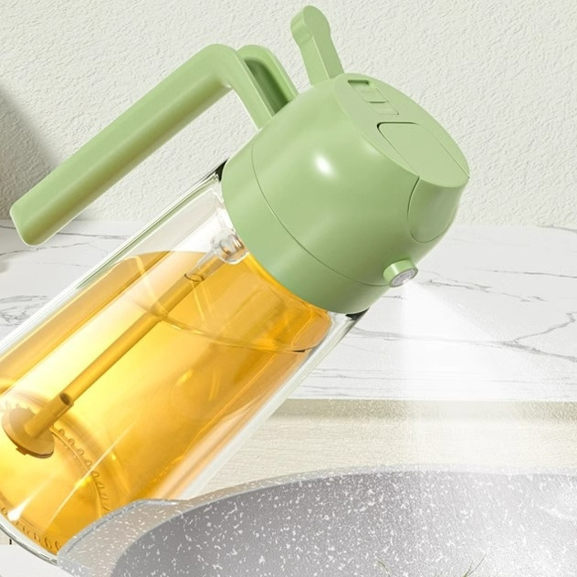 New Style Oil Pouring Sprayer Multi Functional Food-grade Glass Bottle Portable Oil Dispenser