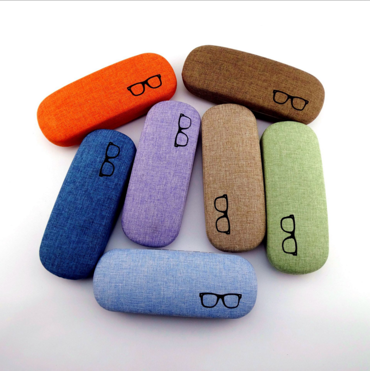 Big Size Customer Logo and Colorful Oversize Hard Myopia Glasses Sunglasses Eye wear Box Glasses Case