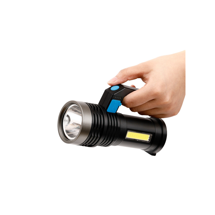 Hot sale multi-function super bright rechargeable Portable Spotlight  Usb Rechargeable Torch