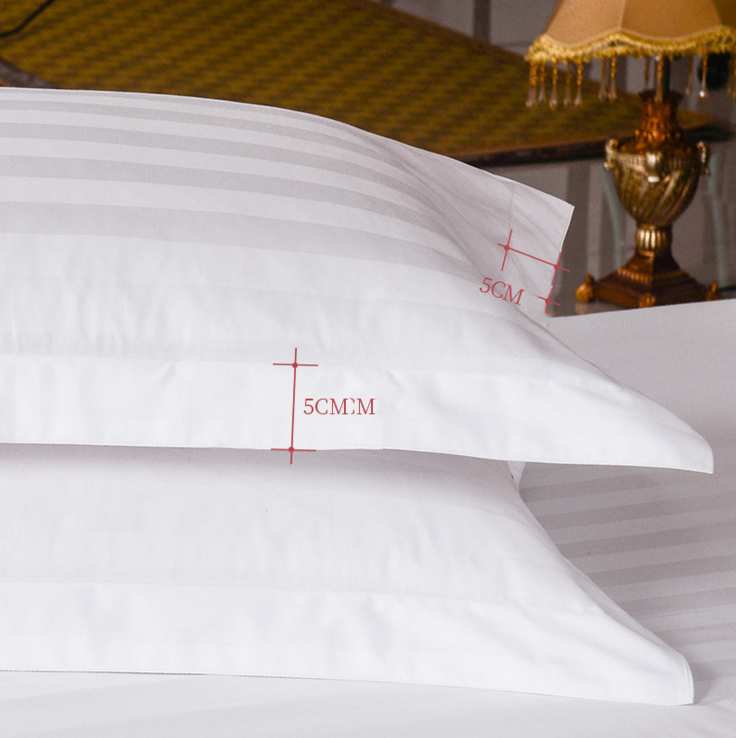 wholesale high quality cotton bedding White pillow case  50*80 pillow