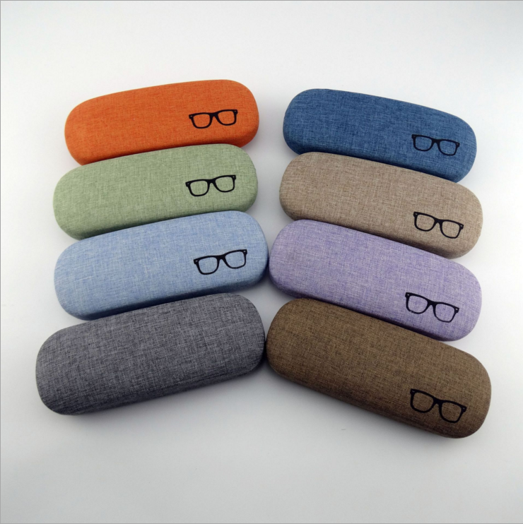 Big Size Customer Logo and Colorful Oversize Hard Myopia Glasses Sunglasses Eye wear Box Glasses Case