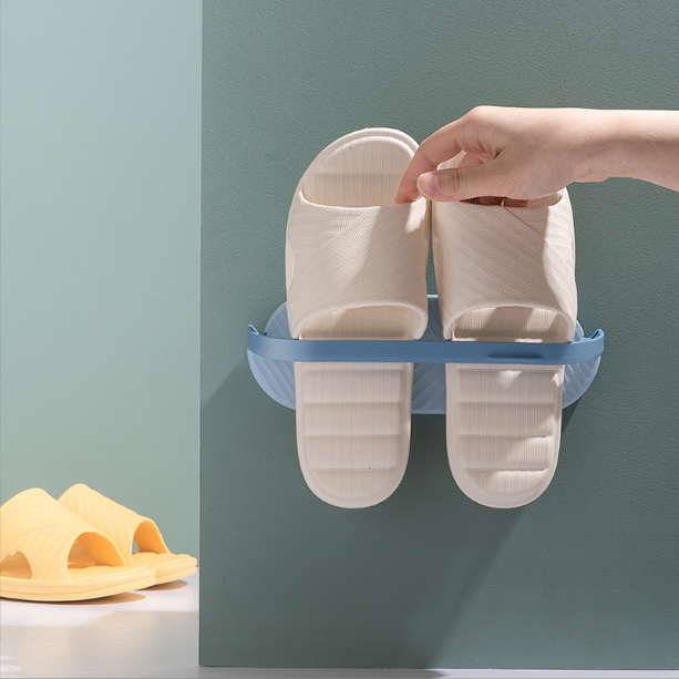 New Arrival Hot Selling Rotatable Multi Use Foldable Hanging Bathroom Storage Box Slippers Hanger Shoe Organizer