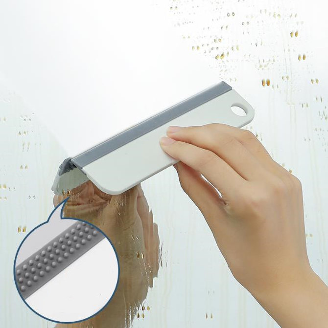 Glass household cleaner artifact mirror brush wiper cleaning window tool soft rubber scraper