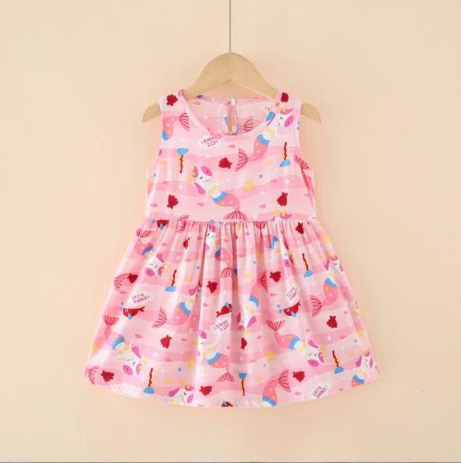 Wholesale Summer Dress Camisole Skirt Girls Baby Kids Clothes Girls Dresses Children Lovely Princess Skirt