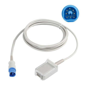 2.4M 8pin to DB9P Compatible for Philips SpO2 sensor adapter extension cable LNC MP10 to Masimo-LNCS or Nellcor probe