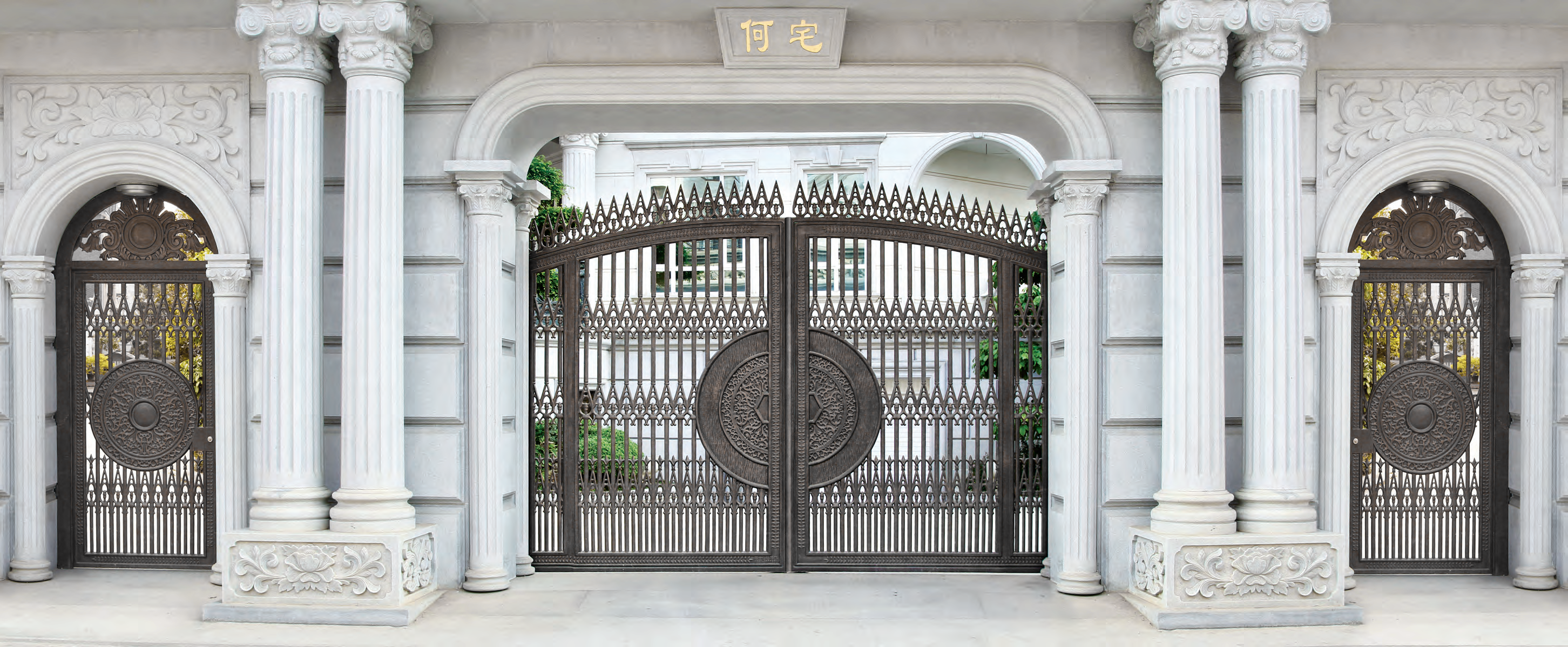 Entrance Modern Gate Pillar Design