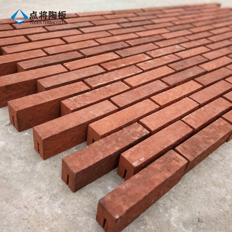 Fireproof terracotta clay ceramic brick tiles for wall