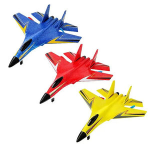 Hot Sell EPP Foam Rc Glider Toys 2.4GHz 2.5CH Rc 6-Axis Gyro Flying Fighter Plane Jet LED Lights