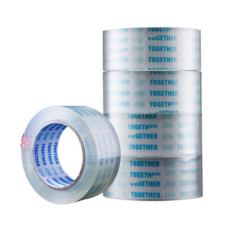 BOPP ADHESIVE ACRYLIC GLUE SUPER CLEAR TAPE FOR PACKING CARTONS OEM PACKAGE