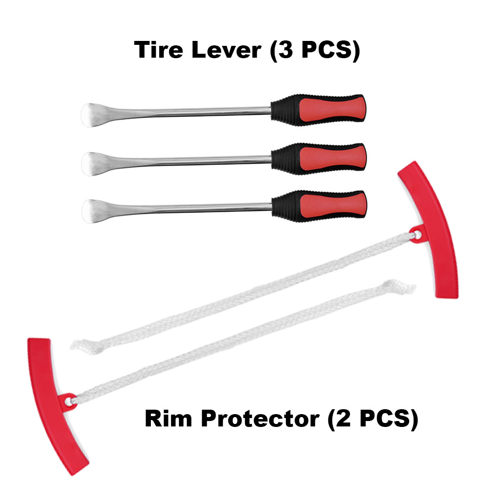 Motorcycle Tire Iron Spoon Auto Lever Spoon Tools Set Tire Repair Rim Changing Protector Tool