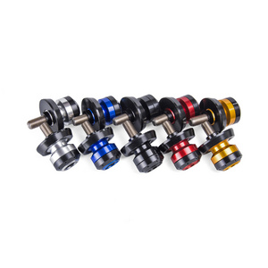 Universal M6/M8/M10 in Gold Big Size with slider Swingarm Spools Sliders Swing Screw Stands Motorcycle Swing Arm Spool