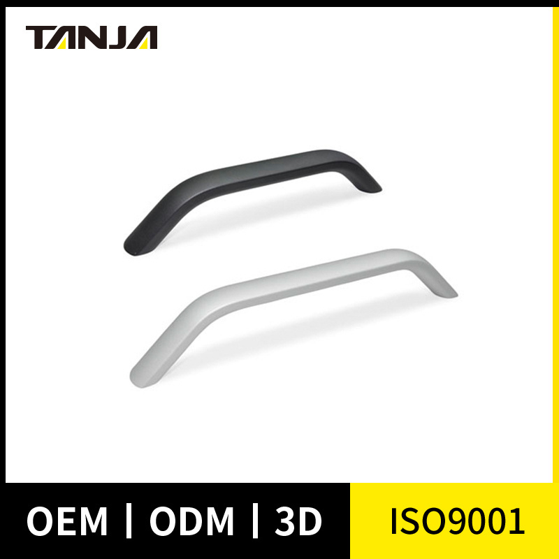 Quality Safety Aluminum alloy TANJA L24  tubular handles,CNC aluminum handles,aluminum bent handle