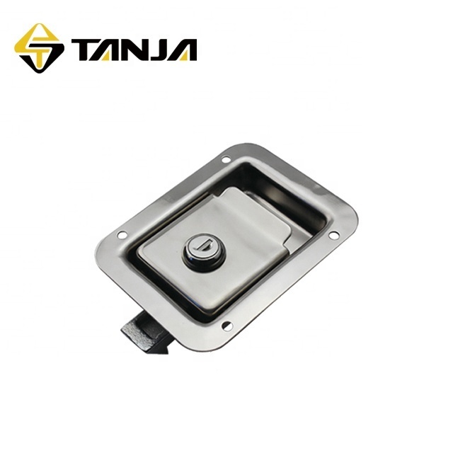 TANJA M40B Stainless Steel Panel T handle Canopy Door Paddle Latch Carriage Lock For Truck Tool Box