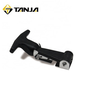 TANJA A25B stainless steel flexible damping toggle latch draw latch with rubber made latch for Vehicle engine hood