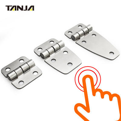 Surface Mount Butt Hinge  stainless steel  Metal Hinge for server cabinet  folding door hinge