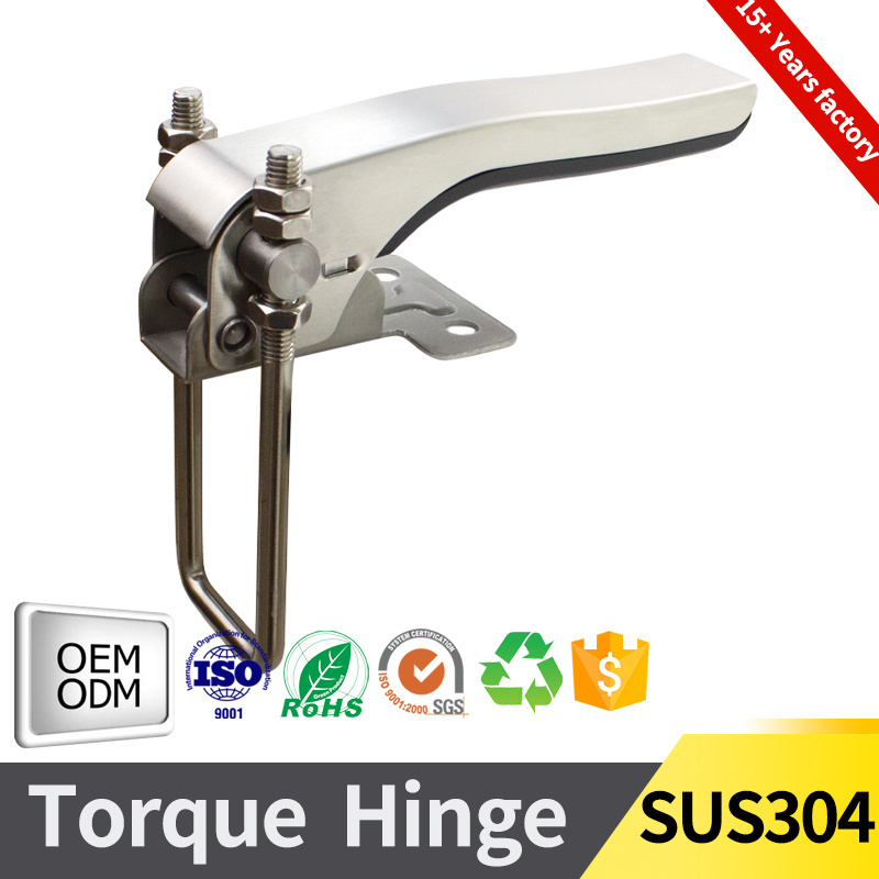 A227B  Adjustable Vertical Toggle Latch Heavy Duty Stainless Steel Buckle Clamp Hasp For Construction Machinery