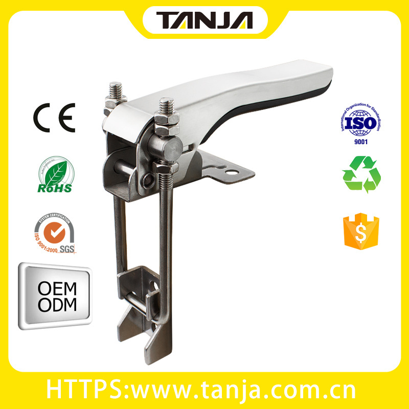 A227B  Adjustable Vertical Toggle Latch Heavy Duty Stainless Steel Buckle Clamp Hasp For Construction Machinery