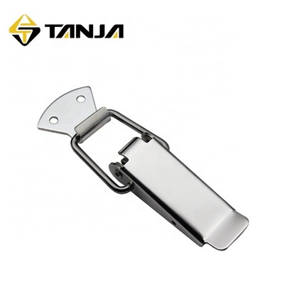 Factory Stainless Steel Spring Loaded Draw Toggle Latch Lock Catch Clamp Clip  Door Toggle Latch Industrial Cabinet Lock Hasp