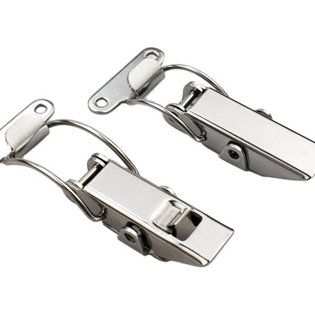 High Quality Industrial Stainless Steel Damping & Safety Toggle Latch Hardware Self Lock Buckle Hasp