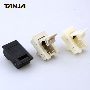 ABS Sliding Type Handle For Instrument Box Double-sided  Buckle Lock Micro Planar Lock Cabinet Door Lock