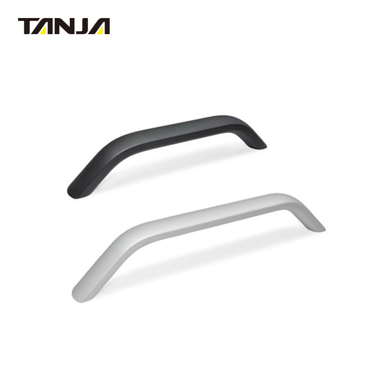 Quality Safety Aluminum alloy TANJA L24  tubular handles,CNC aluminum handles,aluminum bent handle